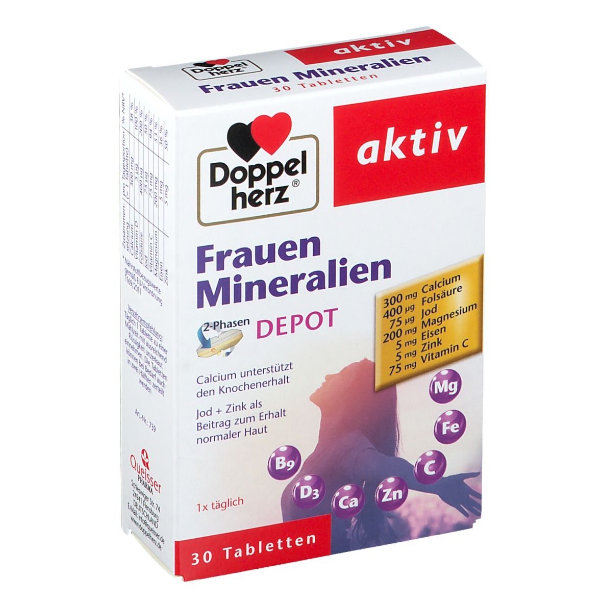 Doppelherz® aktiv Frauen Mineralien 2-Phasen DEPOT