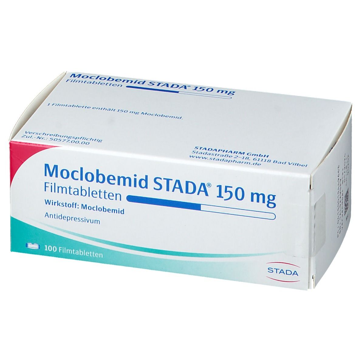Moclobemid STADA® 150 mg 100 St mit dem E-Rezept kaufen - Shop Apotheke