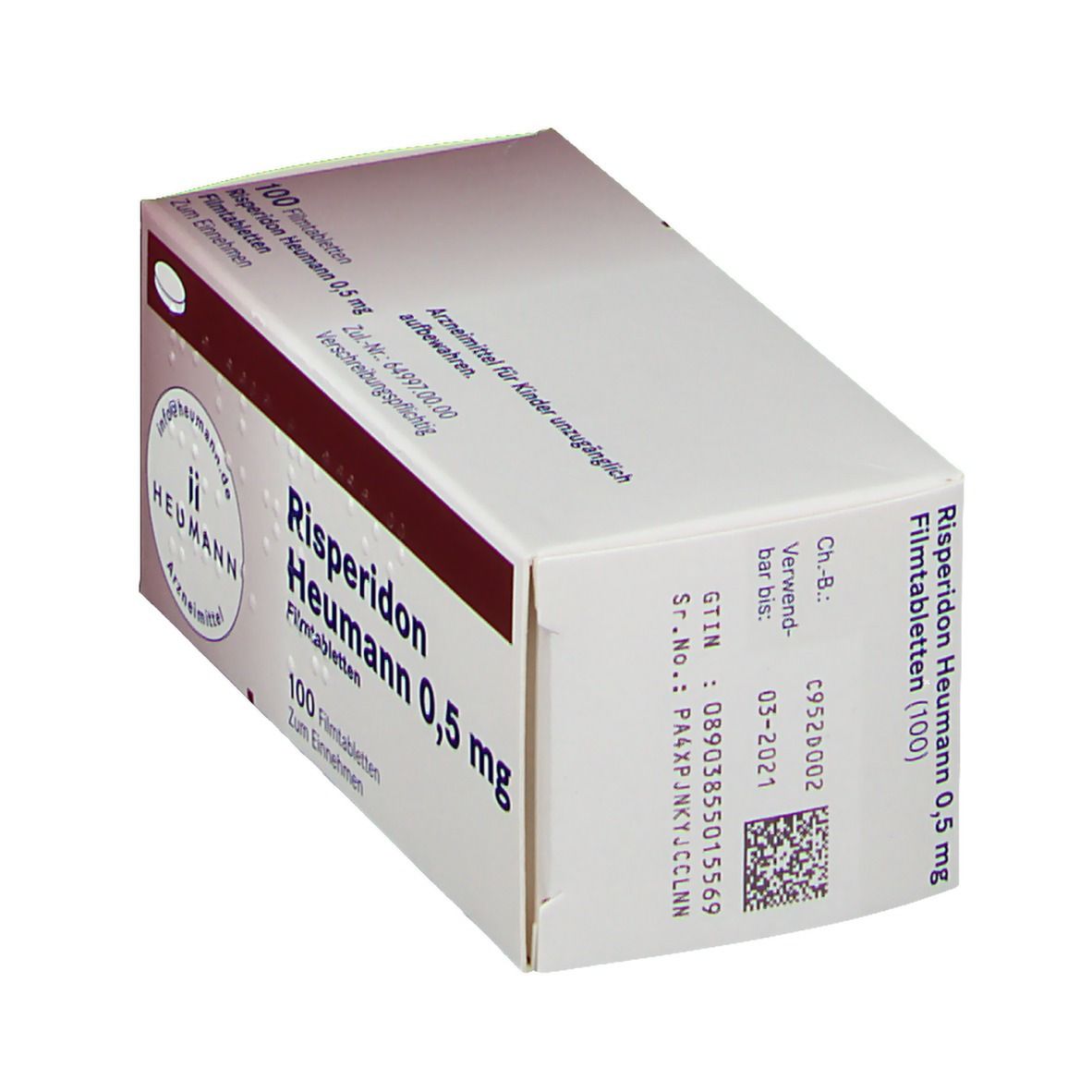 Risperidon Heumann 0,5 mg Filmtabletten 100 St