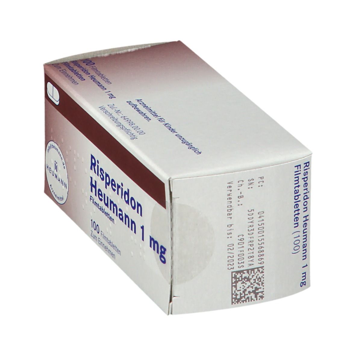 Risperidon Heumann 1 mg Filmtabletten 100 St