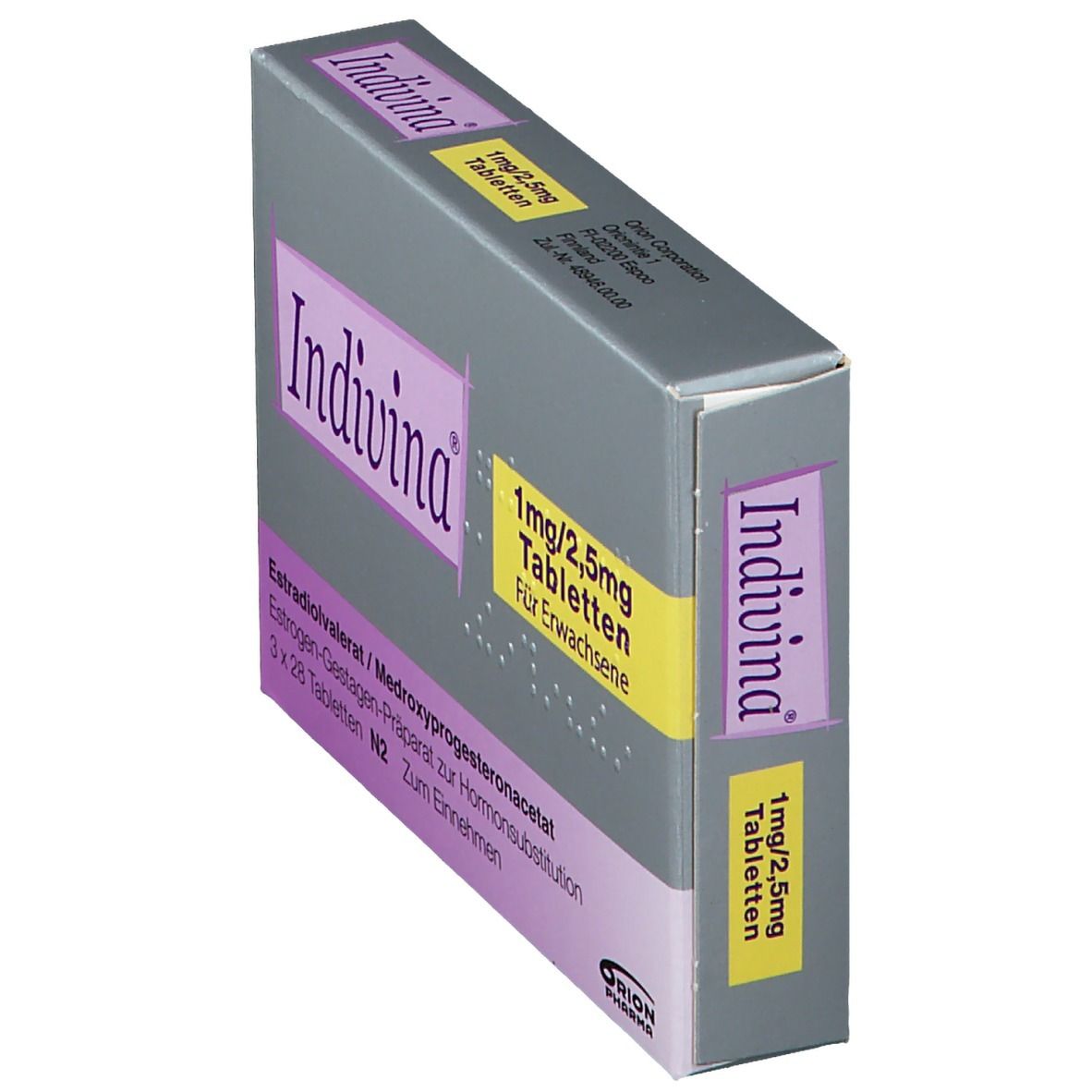 Indivina® 1 mg/2,5 mg