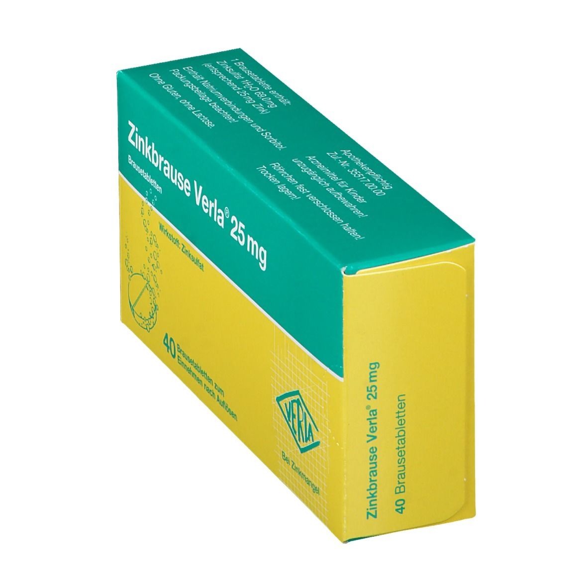 Zinkbrause Verla® 25 mg Brausetabletten