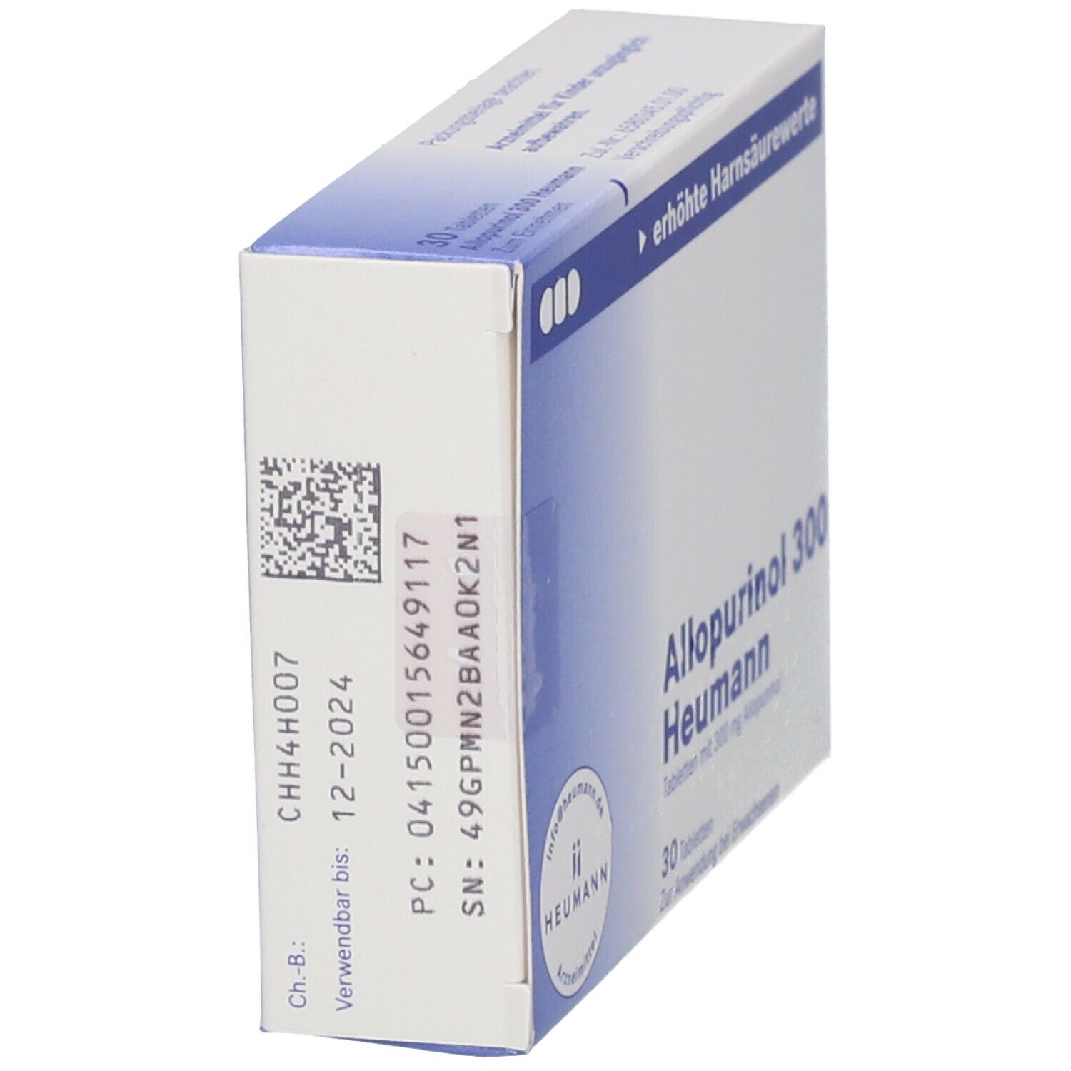 Allopurinol 300 Heumann Tabletten 30 St