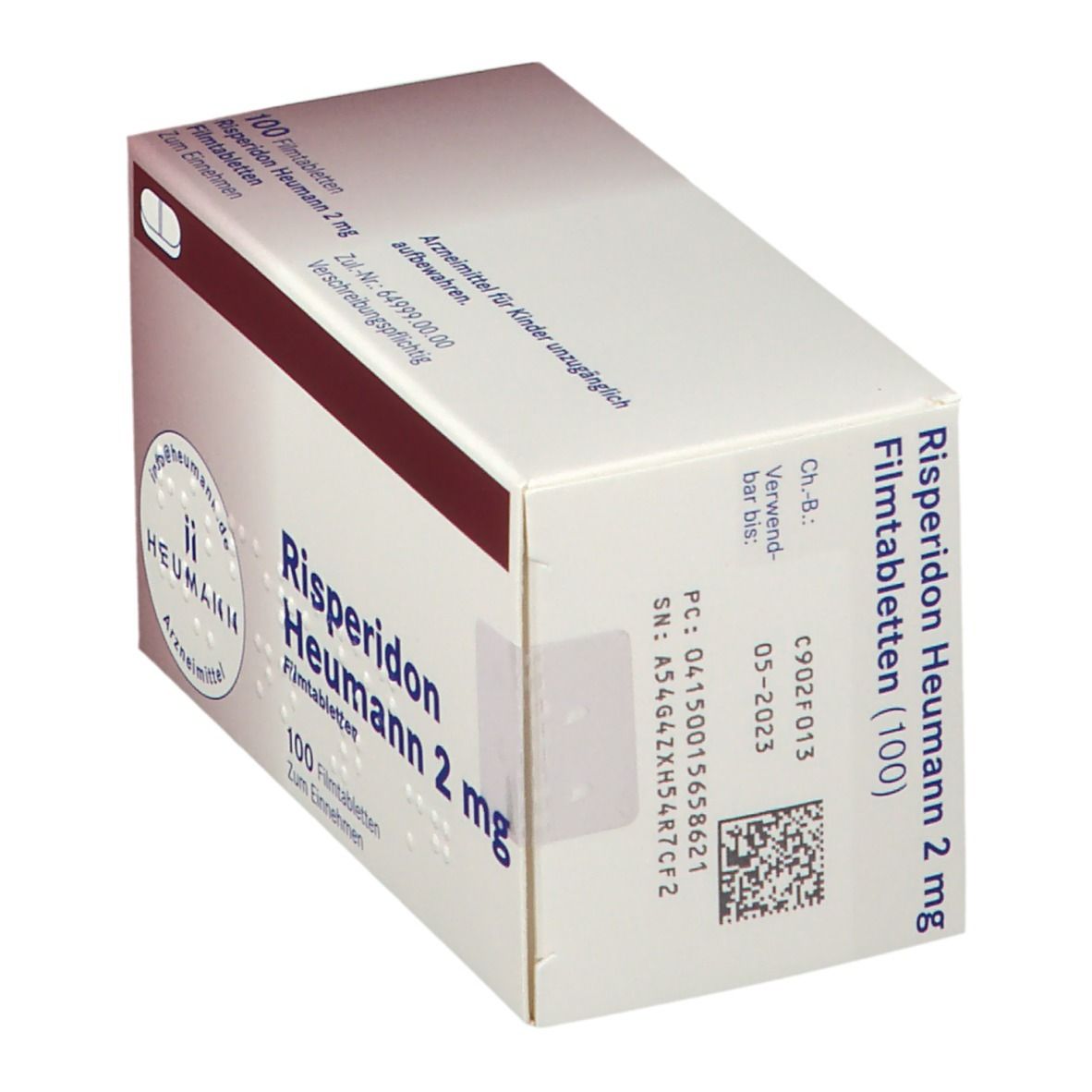 Risperidon Heumann 2 mg Filmtabletten 100 St