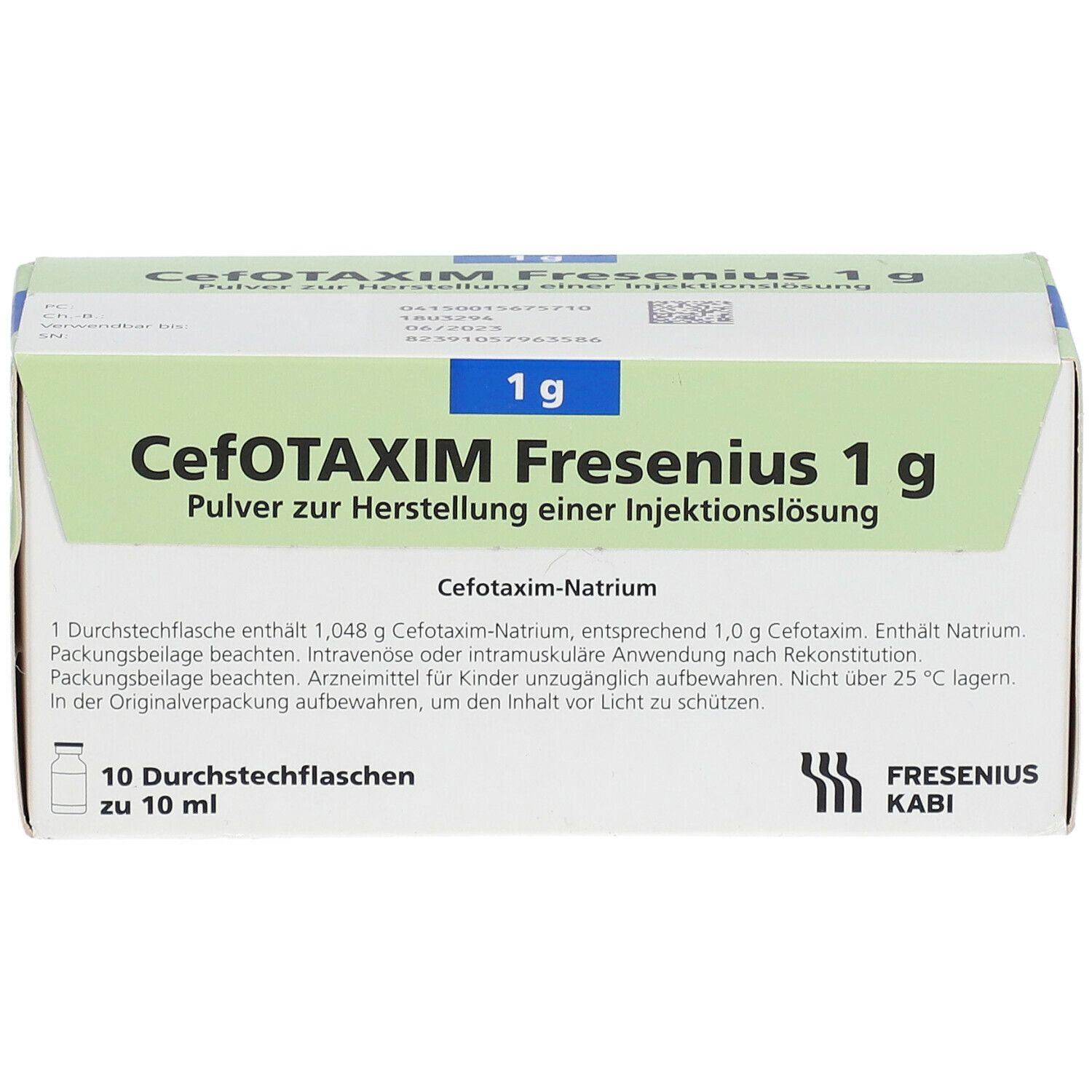 Cefotaxim Fresenius 1 g