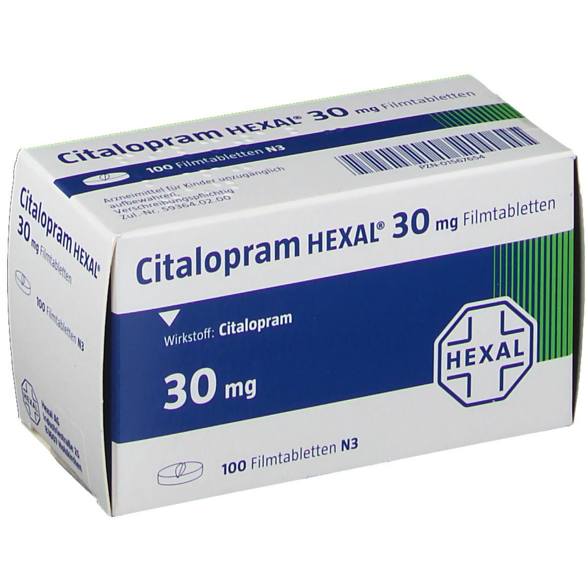 Citalopram Hexal 30 mg Filmtabletten