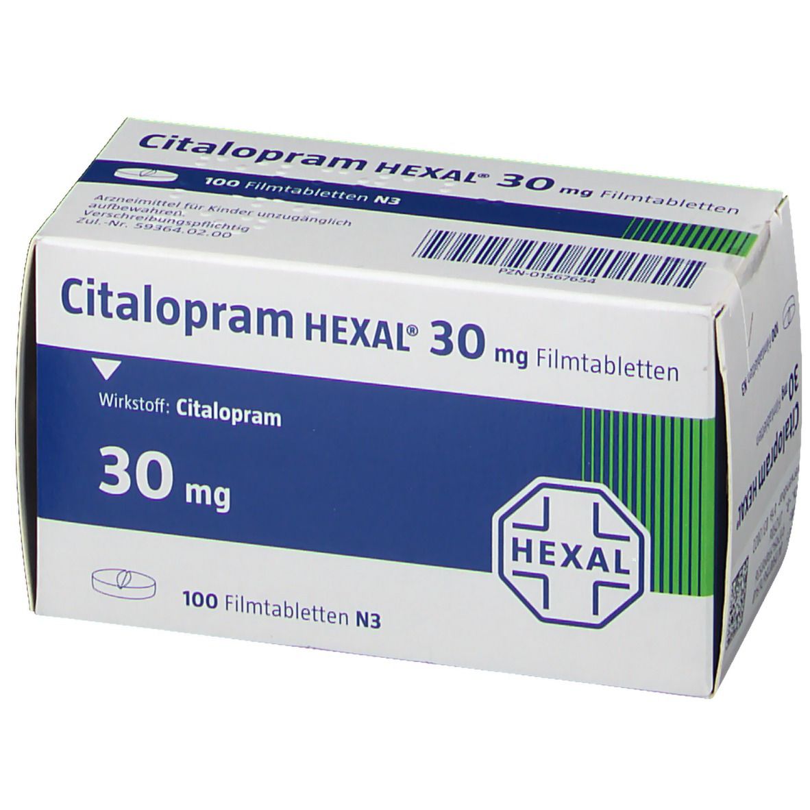 Citalopram Hexal 30 mg Filmtabletten