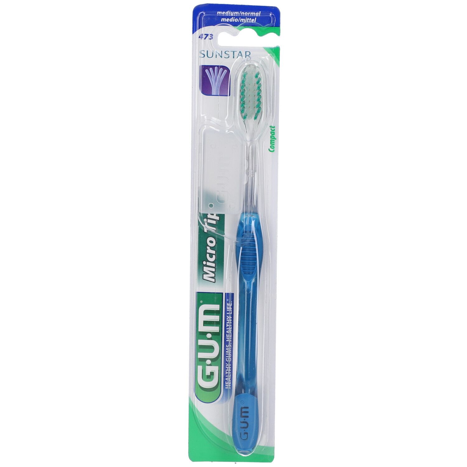 GUM® MicroTip Zahnbürste medium