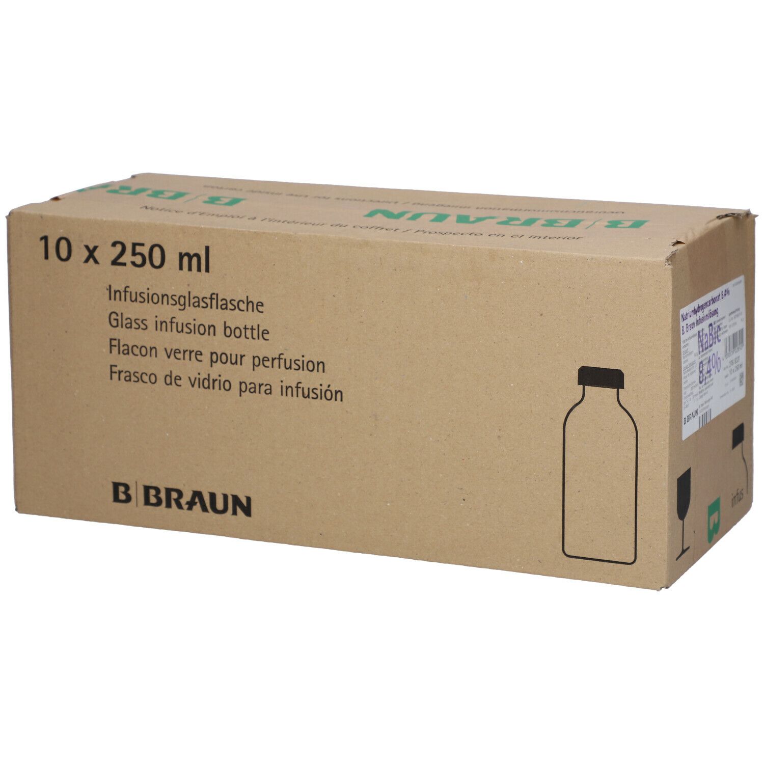 Natriumhydrogencarbonat 8,4 % B. Braun Glasflasche