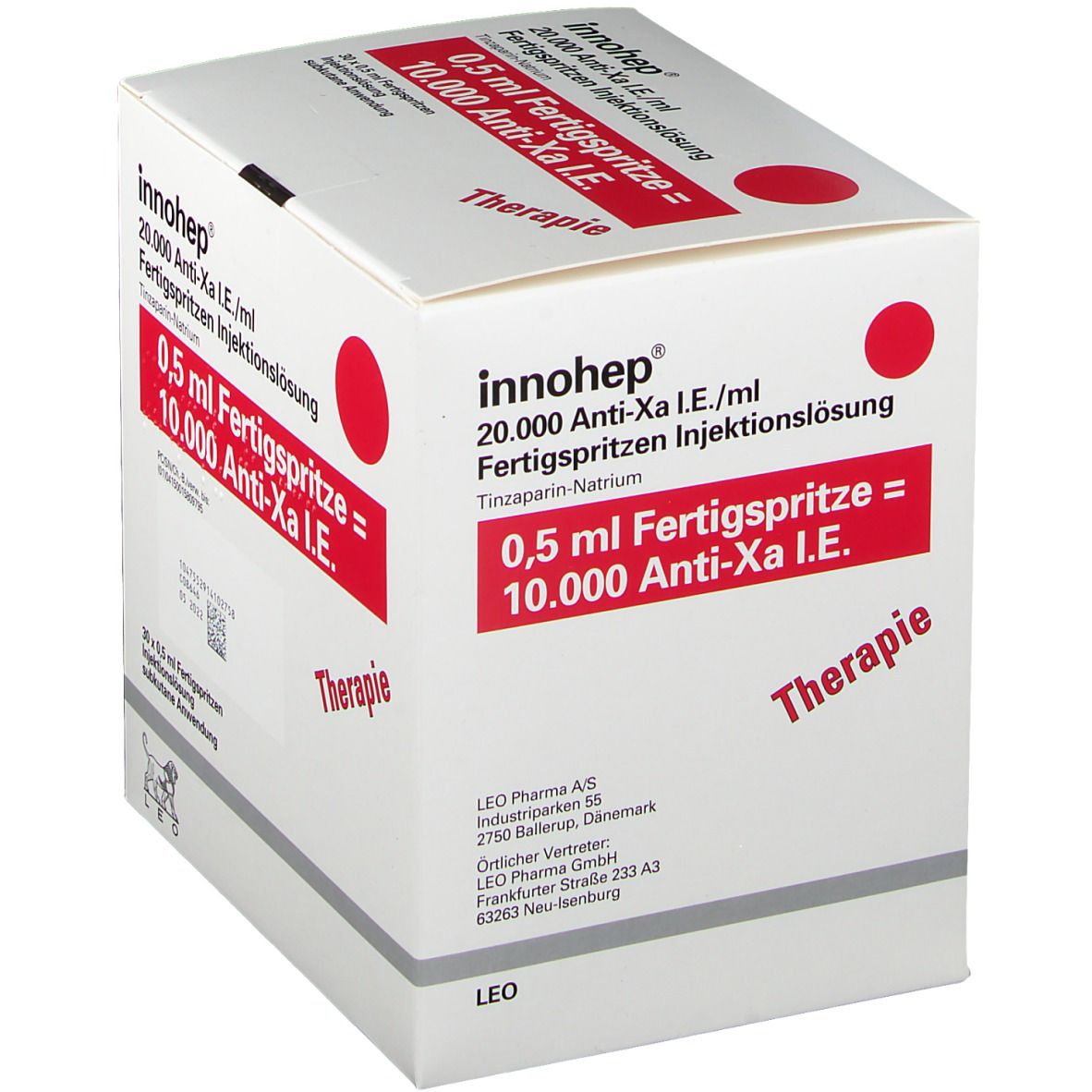 Innohep® 20.000 Anti-Xa I.E./ ml 0,5 ml