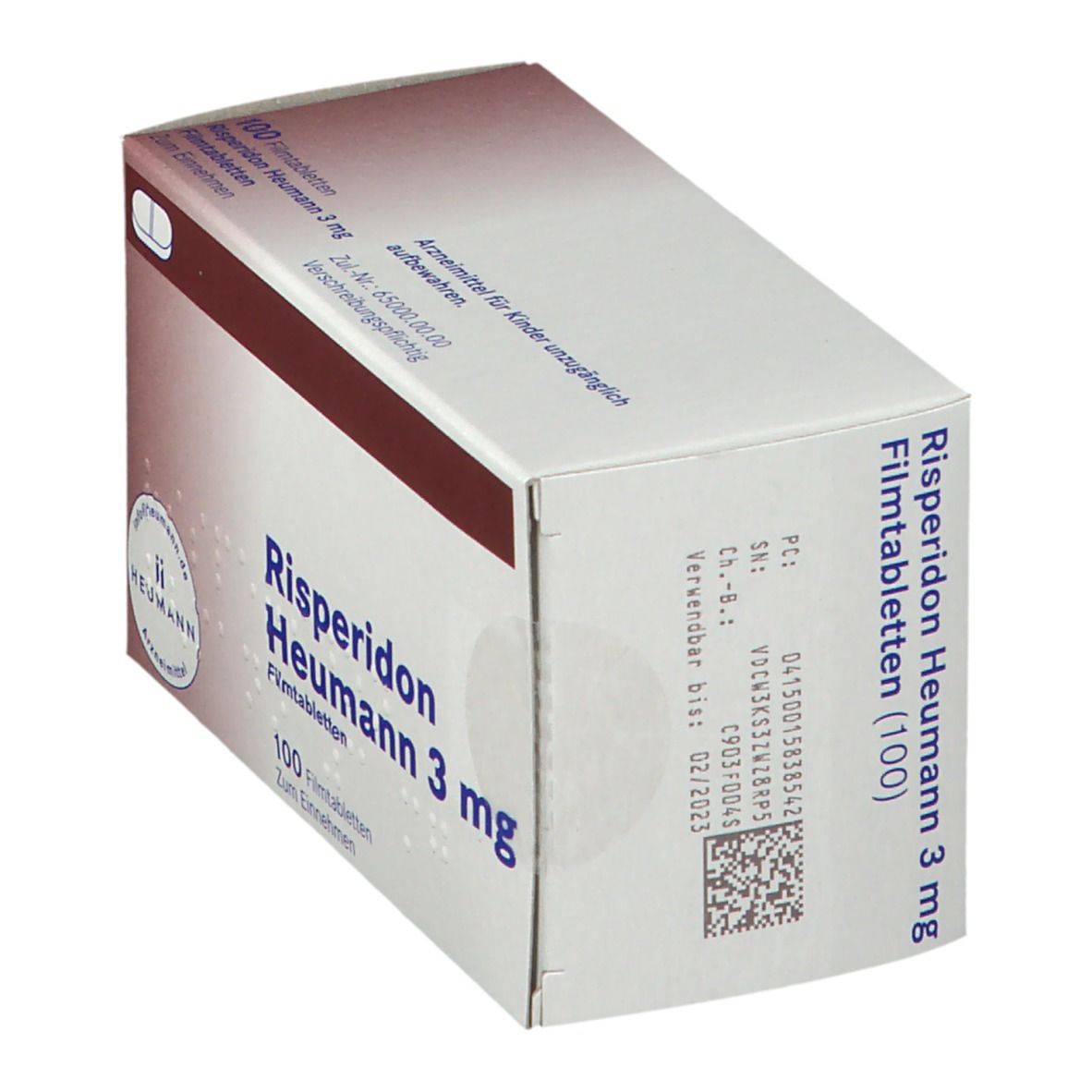 Risperidon Heumann 3 mg Filmtabletten 100 St