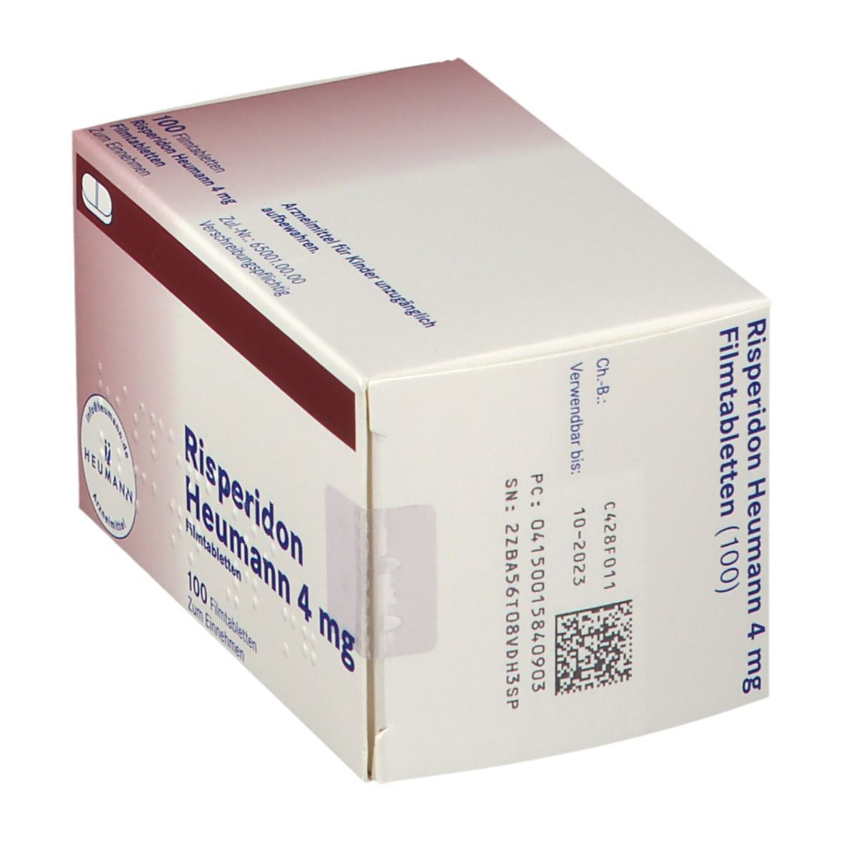 Risperidon Heumann 4 mg Filmtabletten 100 St