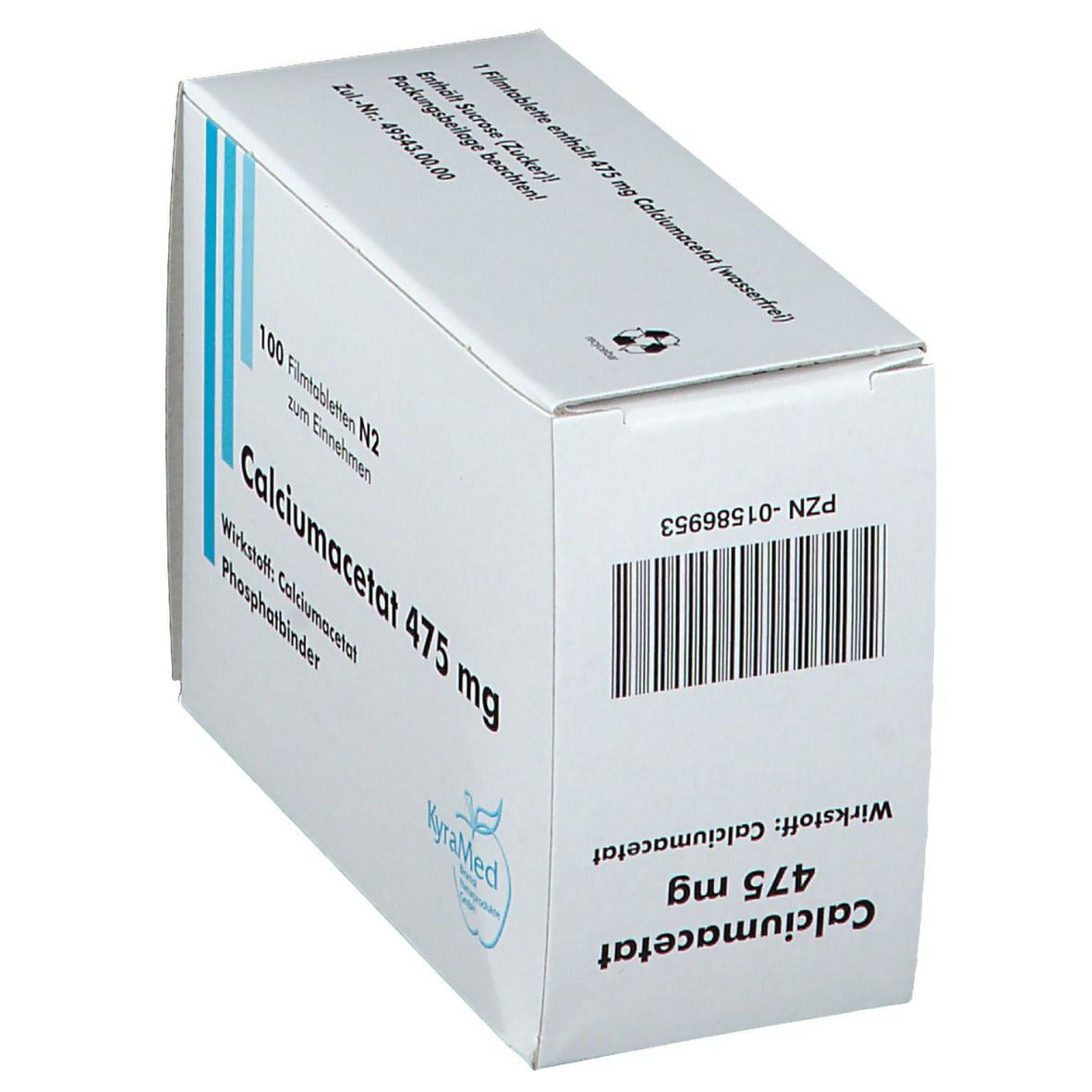 Calciumacetat 475 mg Filmtabletten