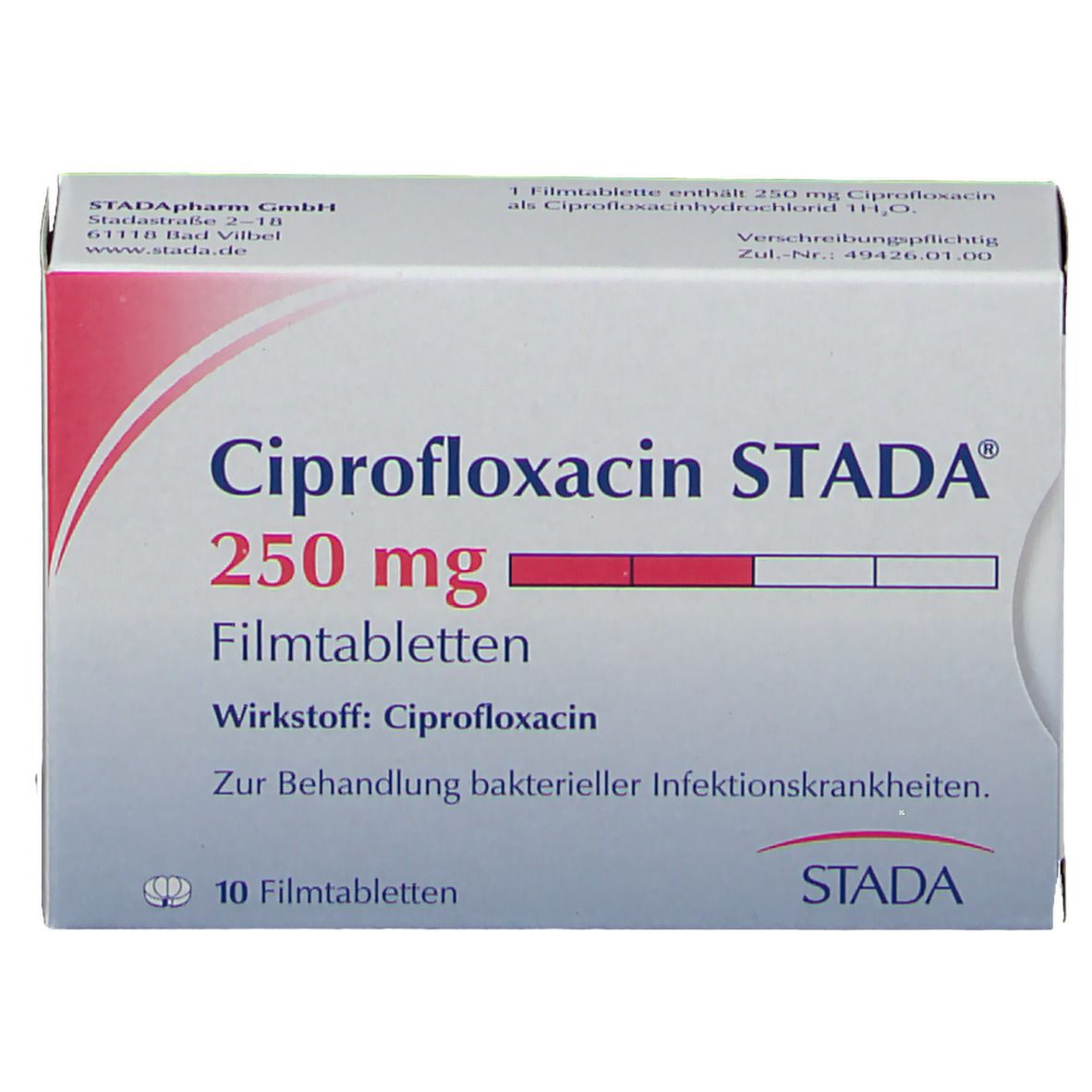 Ciprofloxacin STADA® 250 mg