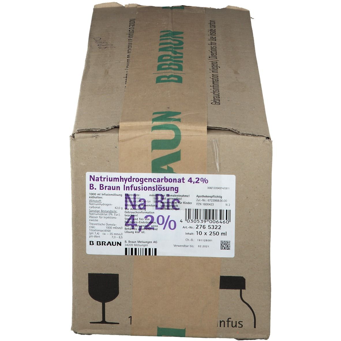 Natriumhydrogencarbonat 4,2 % B. Braun