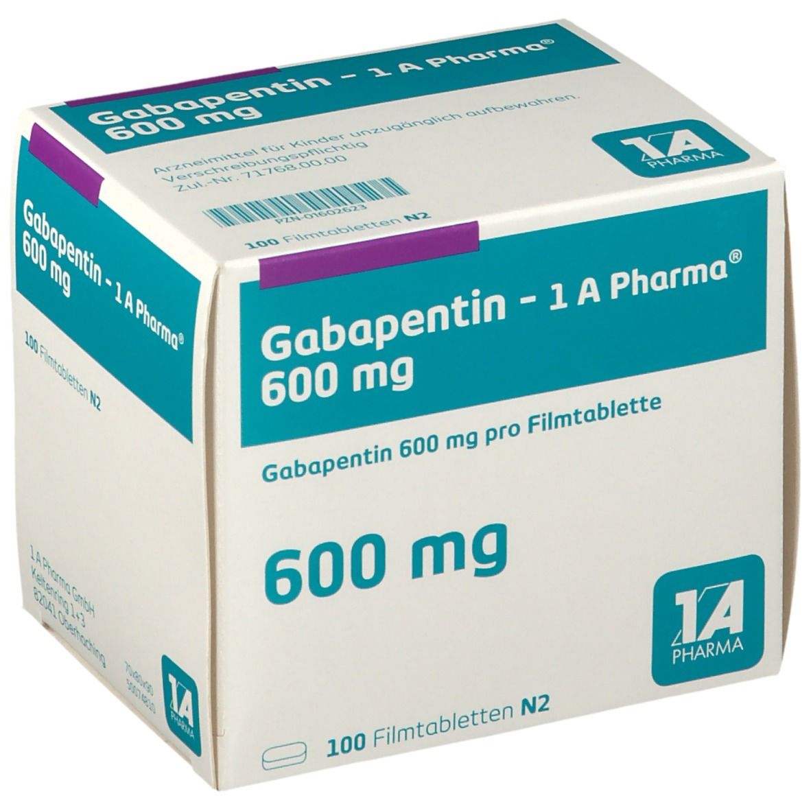 Gabapentin 1A Pharma® 600Mg