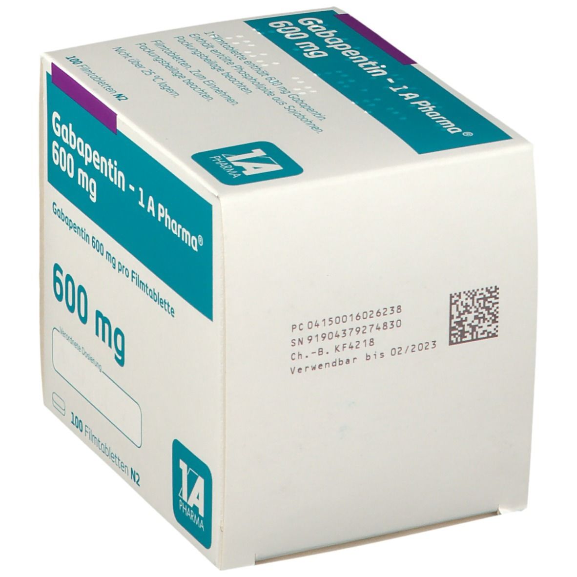 Gabapentin 1A Pharma® 600Mg