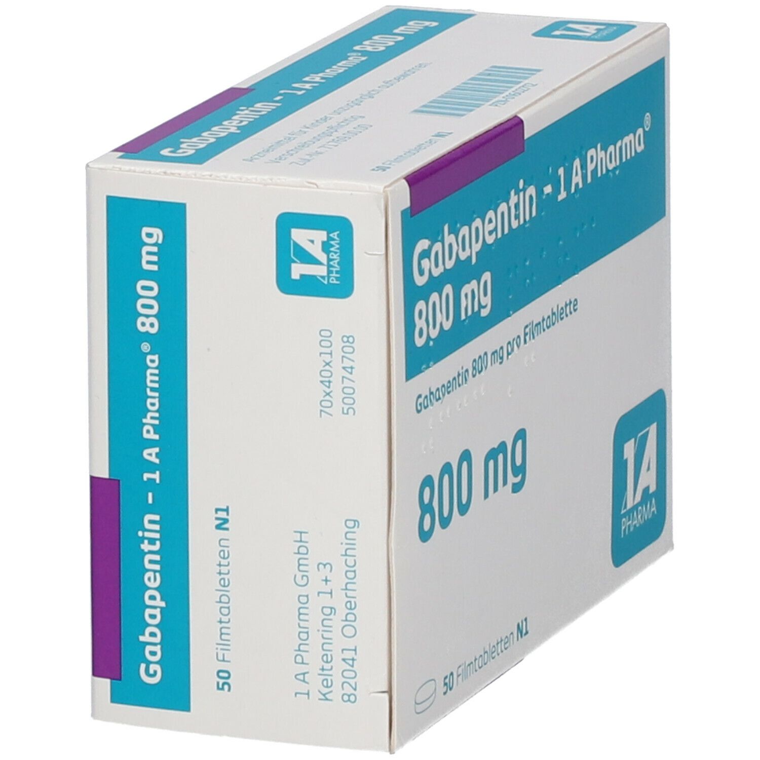 Gabapentin-1A Pharma 800 mg Filmtabletten 100 St