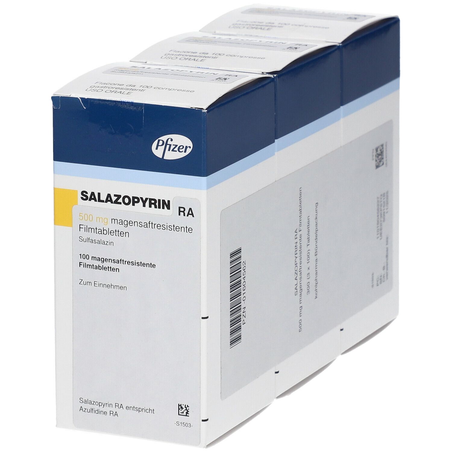 SALAZOPYRINE RA magensaftresistente Filmtabletten