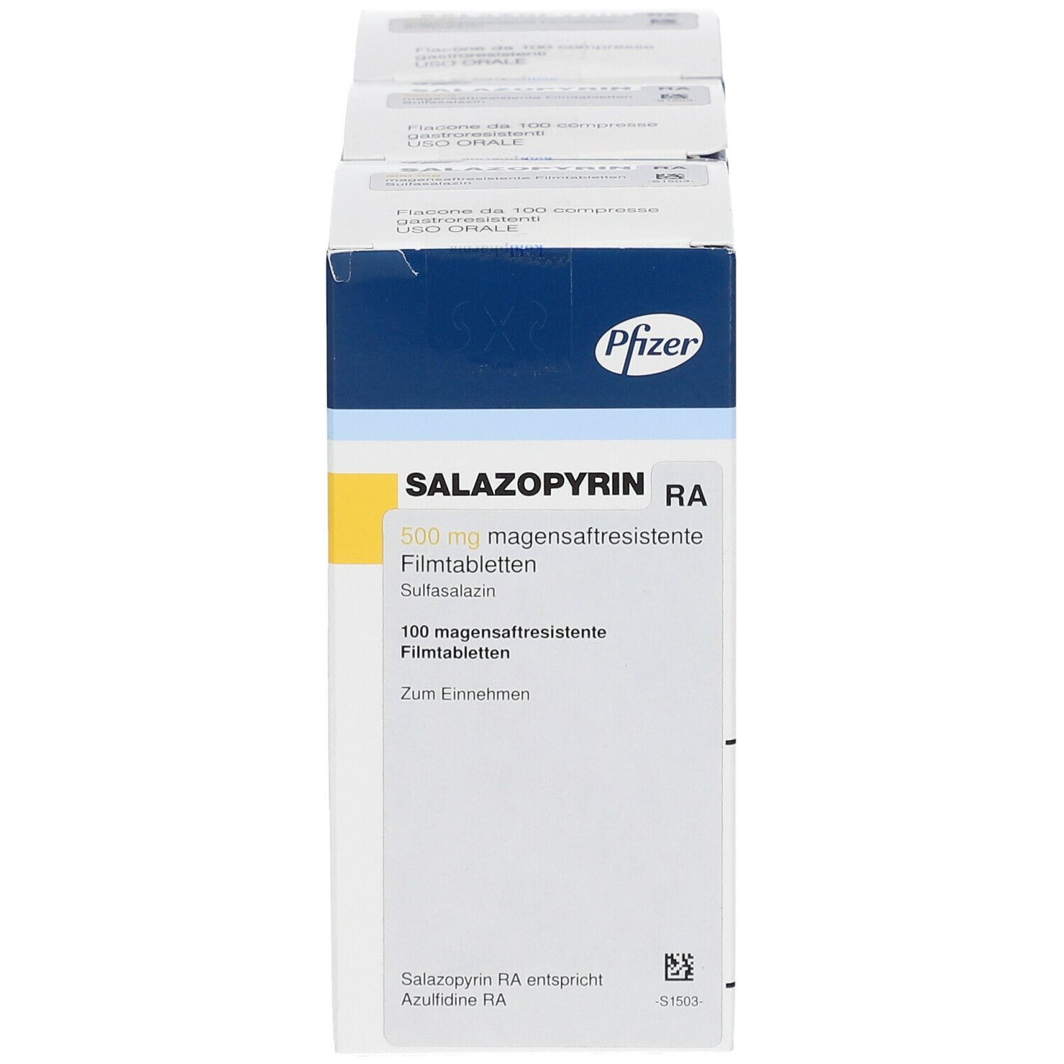 SALAZOPYRINE RA magensaftresistente Filmtabletten