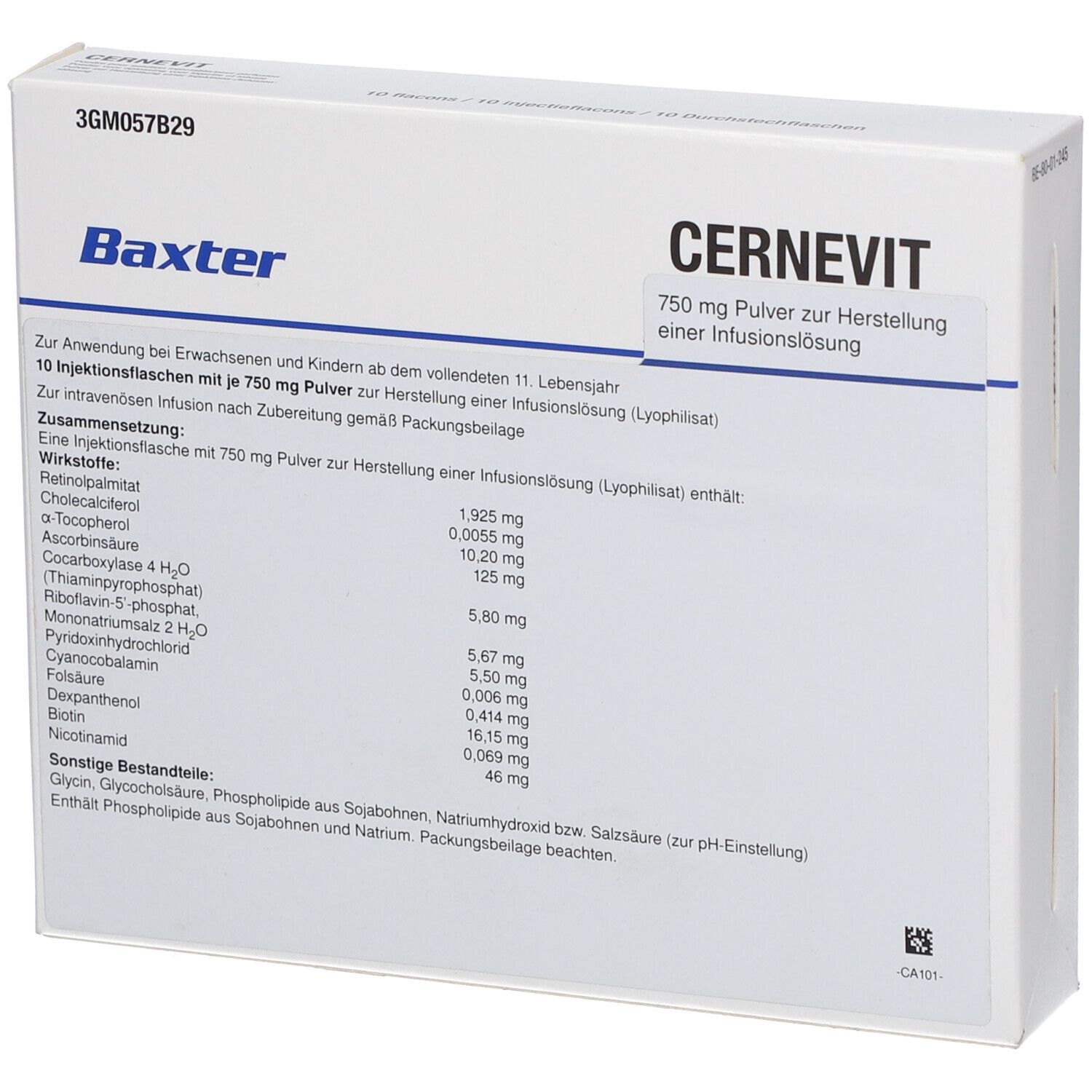 Cernevit 750 mg