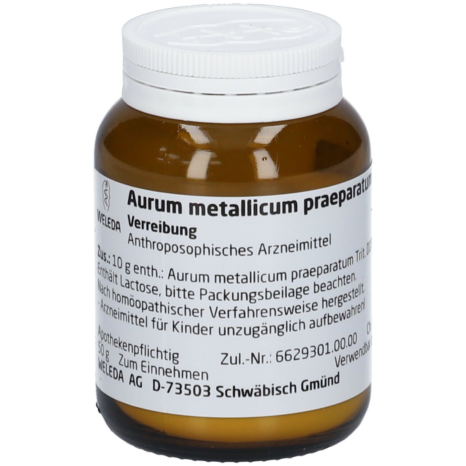 Aurum Metallicum Praep. D 10 Trituration