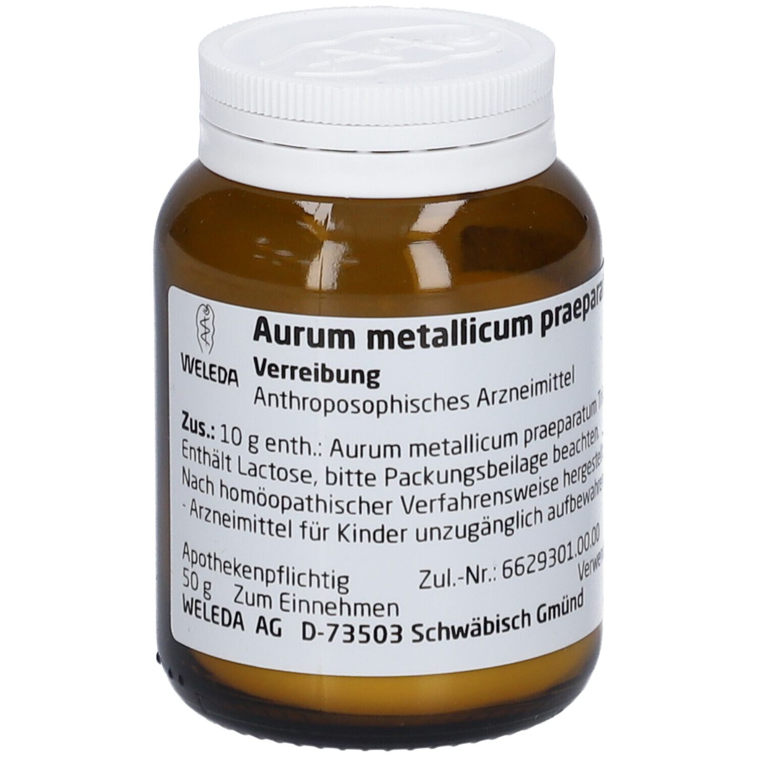 Aurum Metallicum Praep. D 10 Trituration