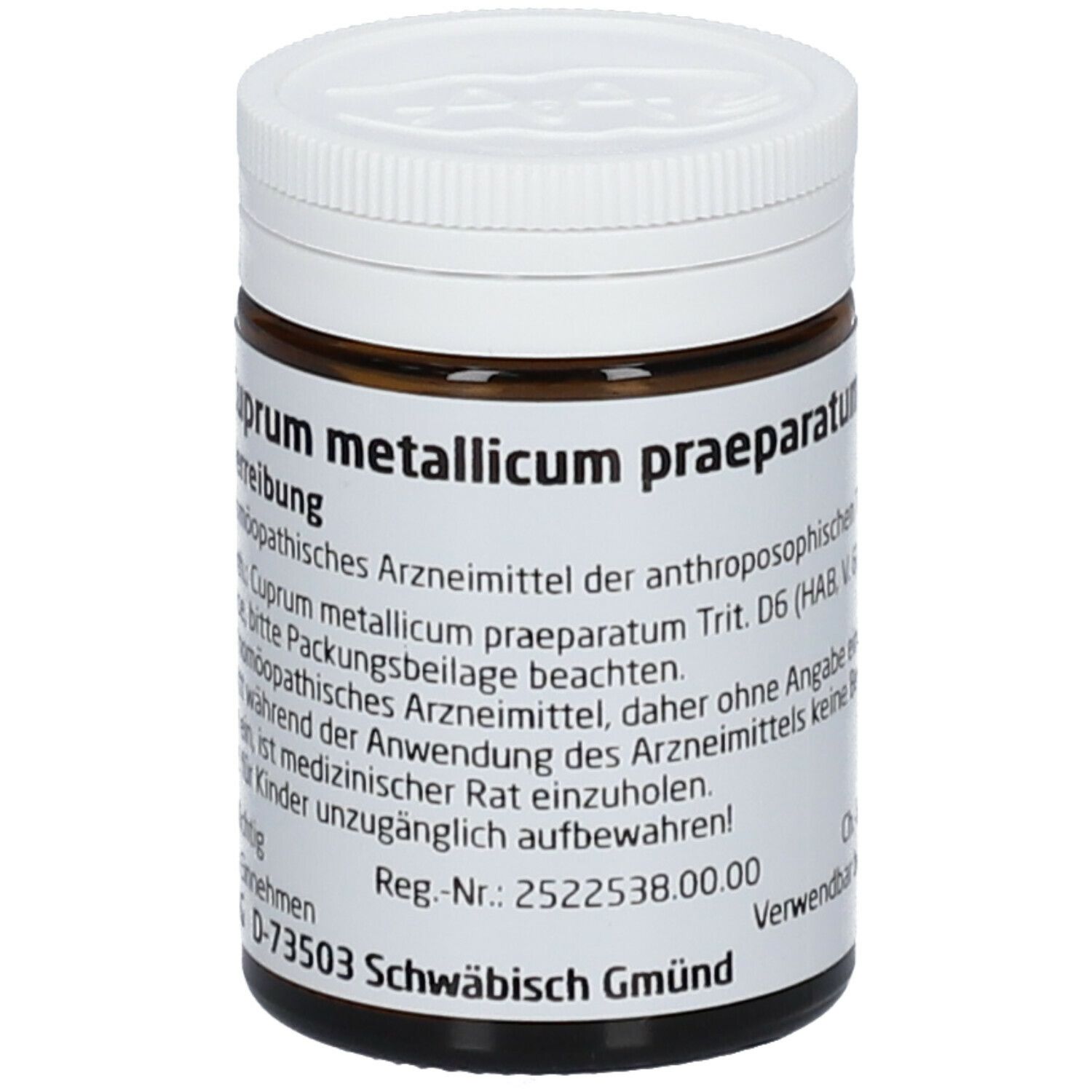 Cuprum Metallicum Praep. D6 Trituration