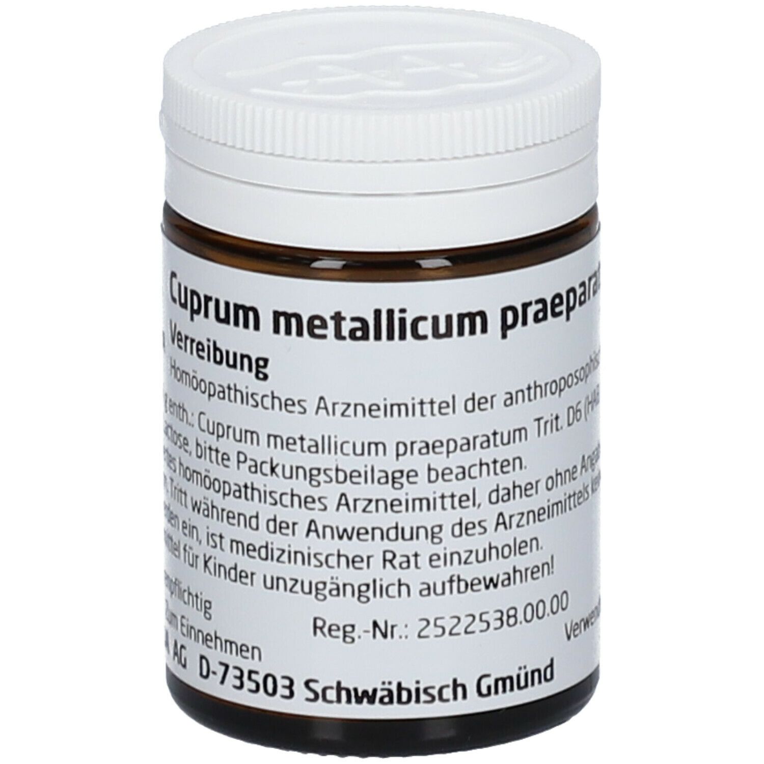 Cuprum Metallicum Praep. D6 Trituration