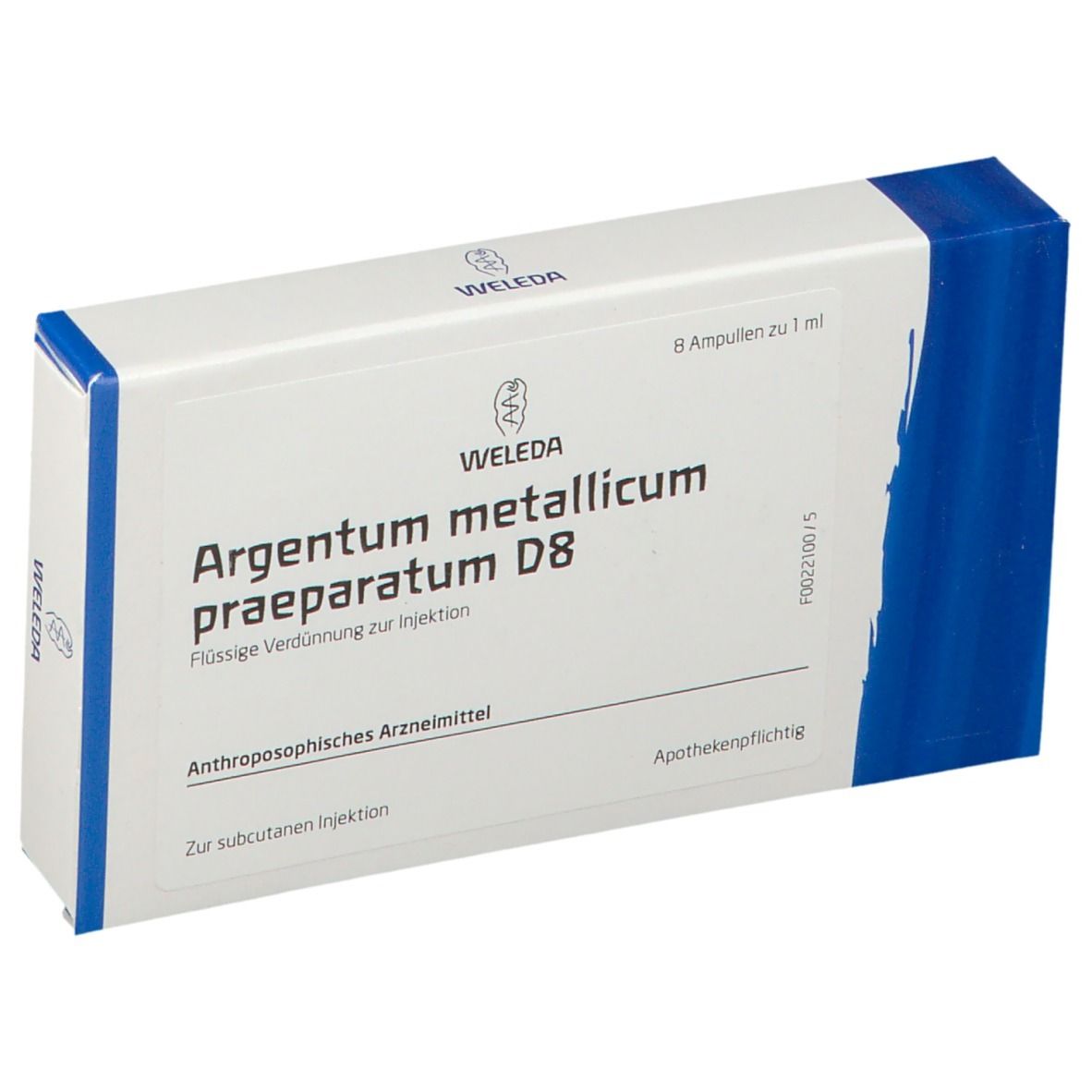 Argentum Metallicum Praep. D8 Ampullen