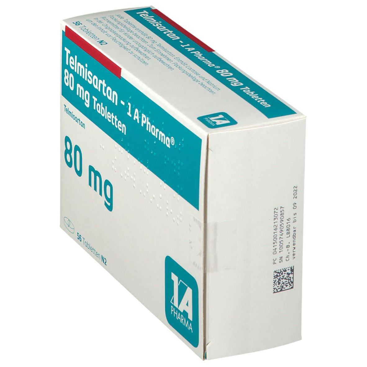 Telmisartan-1A Pharma 80 mg Tabletten 56 St