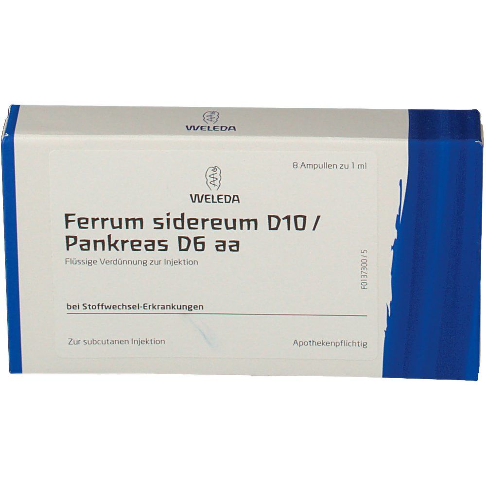 Ferrum Sidereum D10 / Pankreas D6 aa