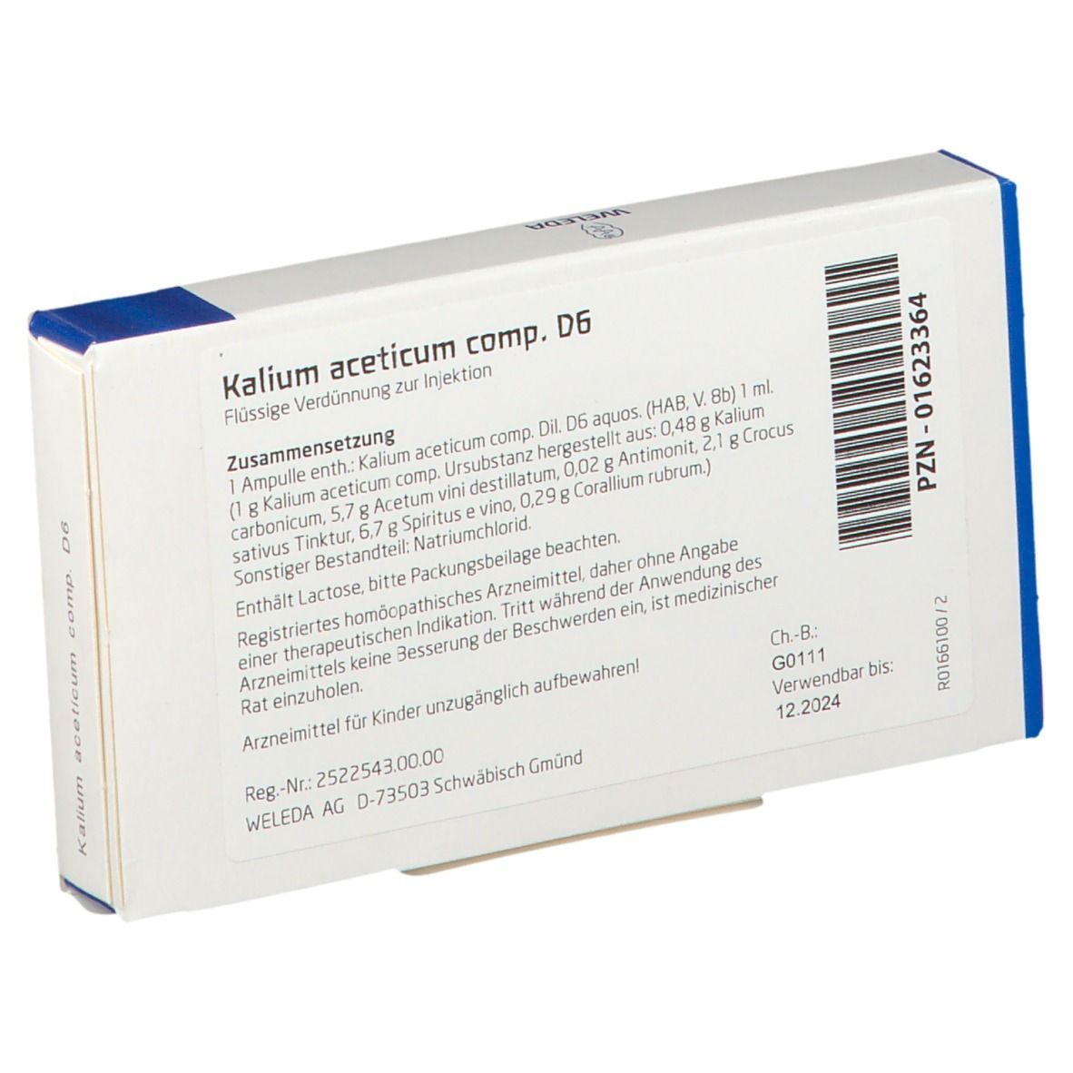Kalium Acetic. Comp. D6 Ampullen
