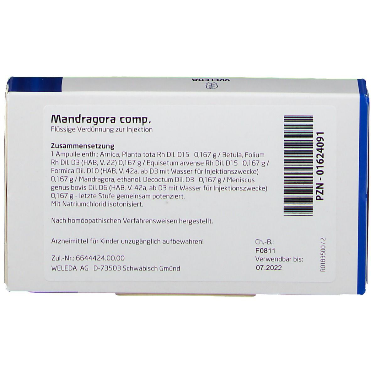 Mandragora COMP.Ampullen 8x1 ml Ampullen