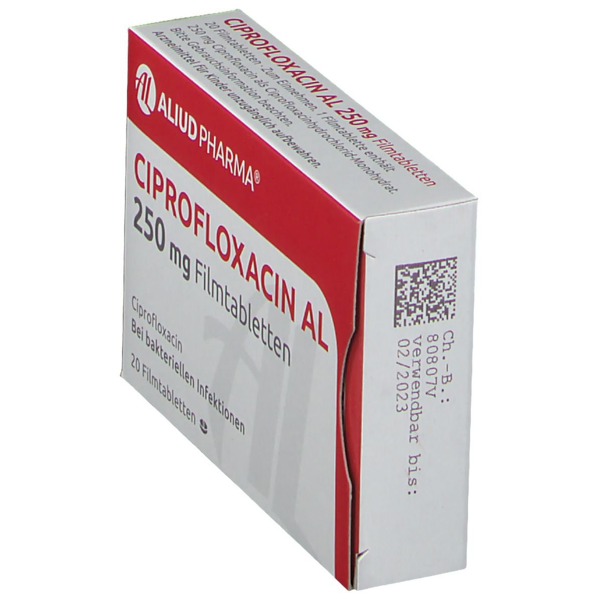 Ciprofloxacin AL 250 mg Filmtabletten 20 St