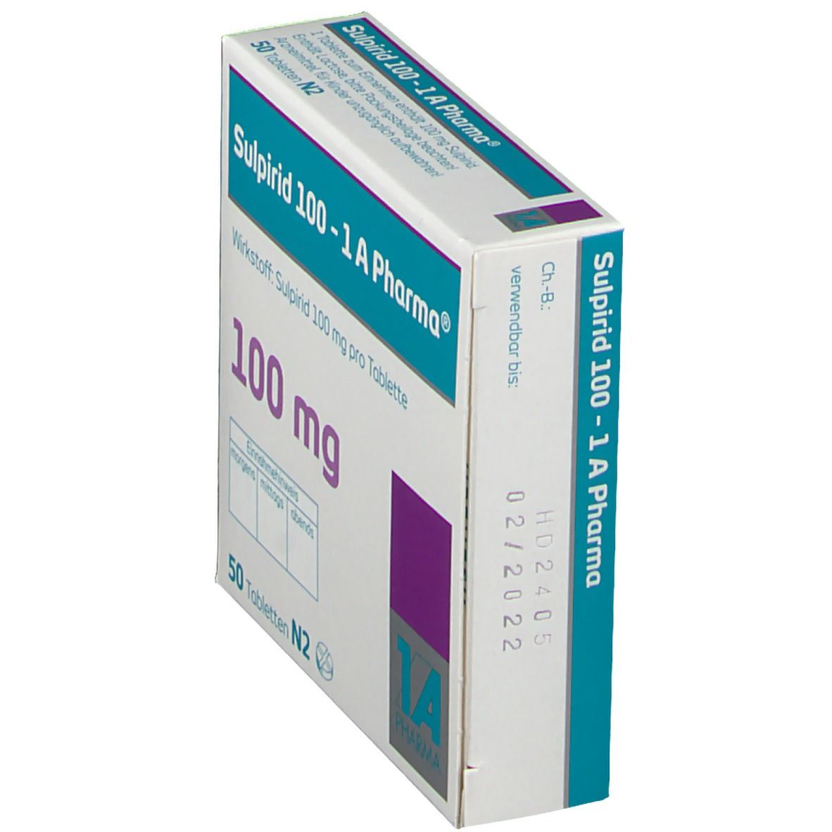 Sulpirid 100-1A Pharma Tabletten 50 St