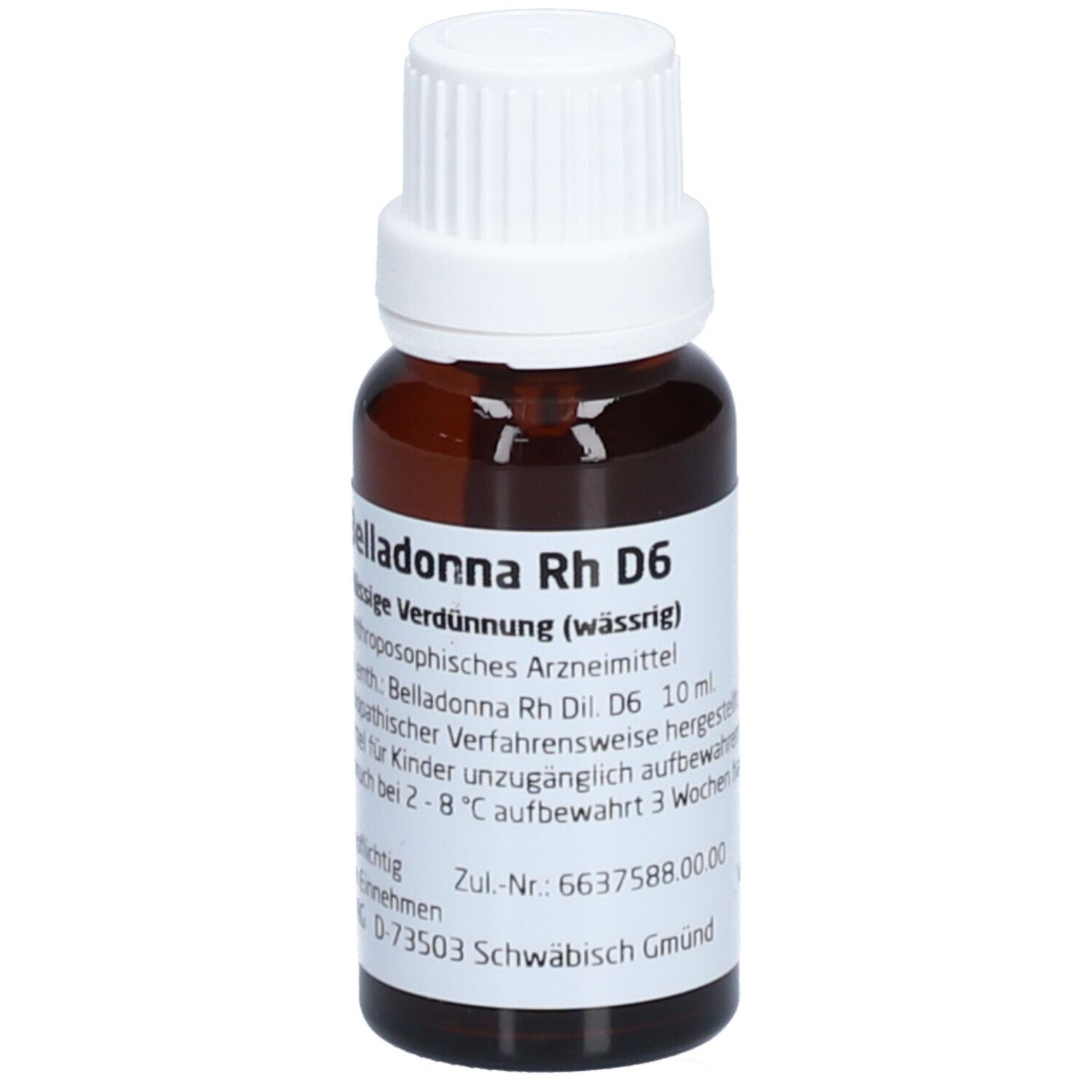 Belladonna Rh D6 Dilution