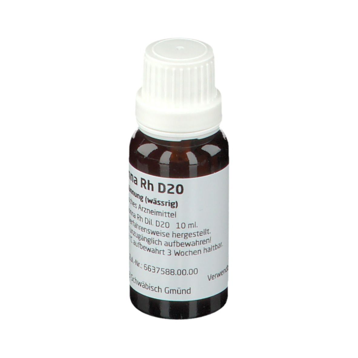 Belladonna Planta tota Rh D20 Dilution
