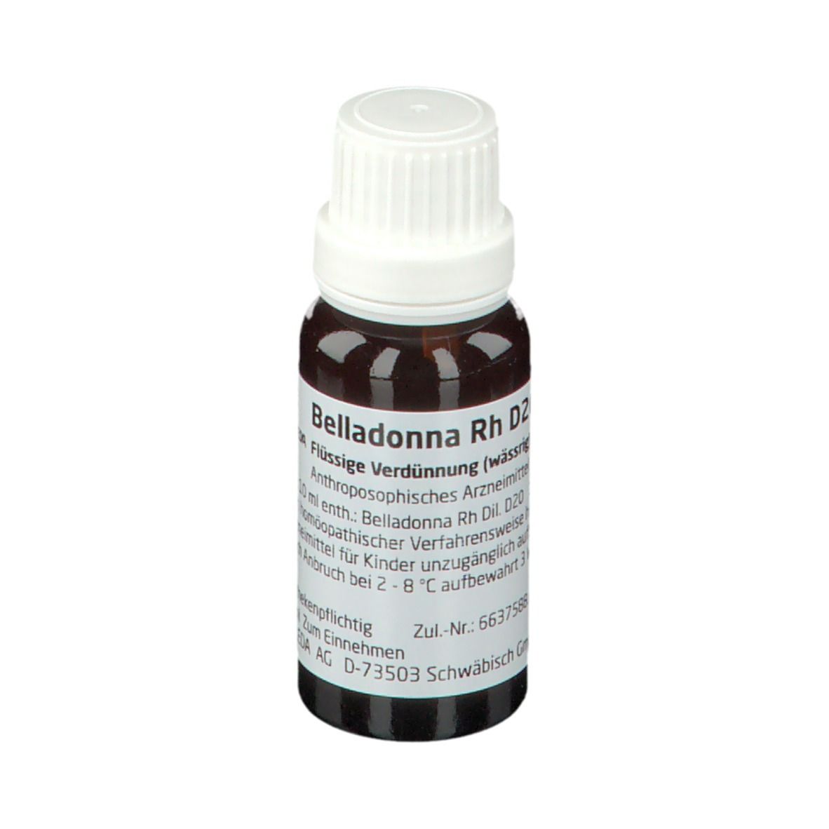 Belladonna Planta tota Rh D20 Dilution