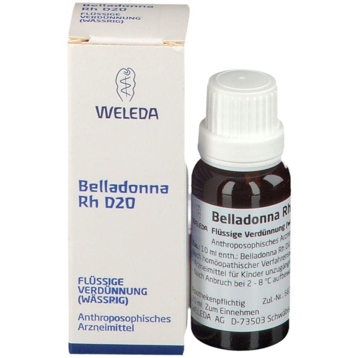 Belladonna Planta tota Rh D20 Dilution