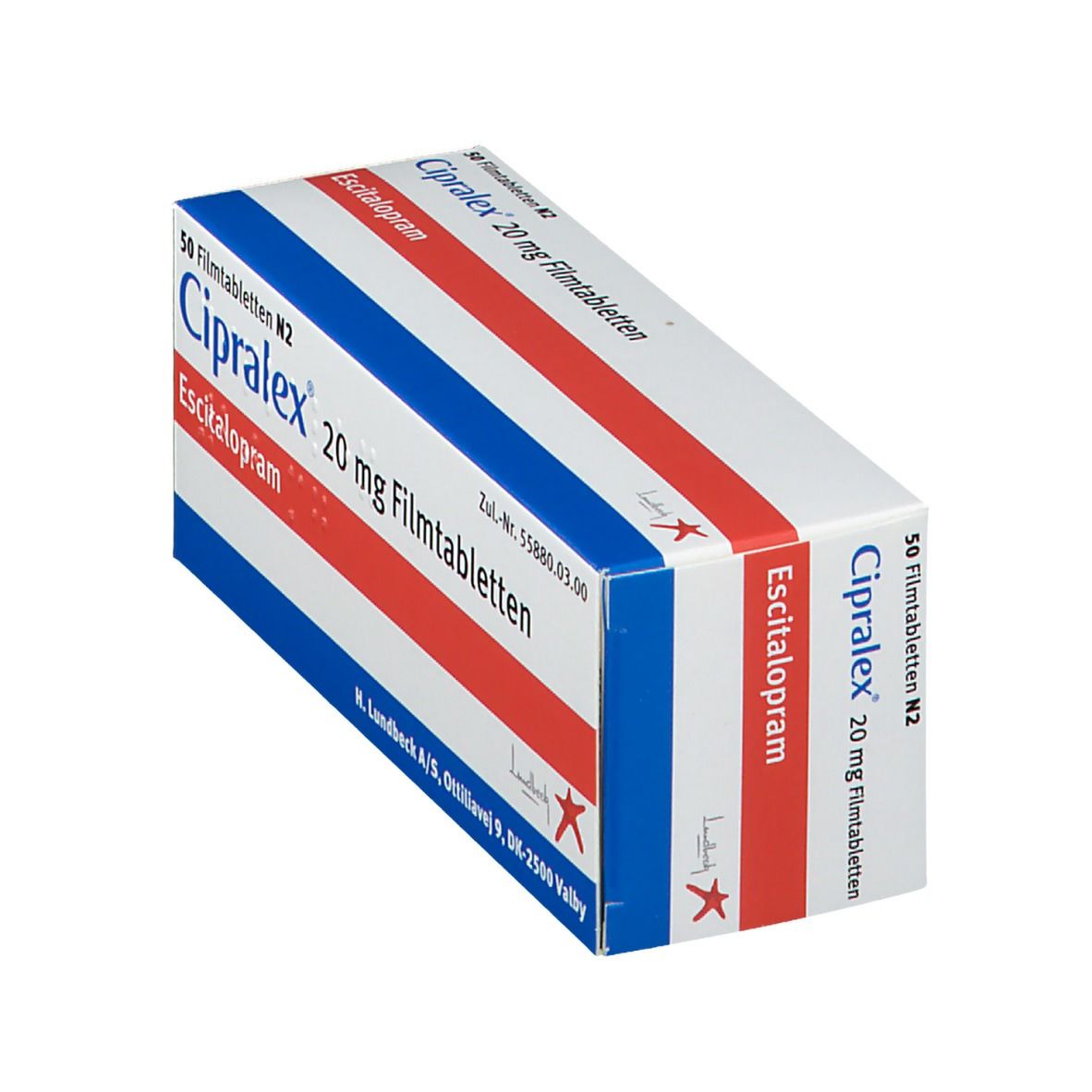 Cipralex 20 mg Filmtabletten 50 St