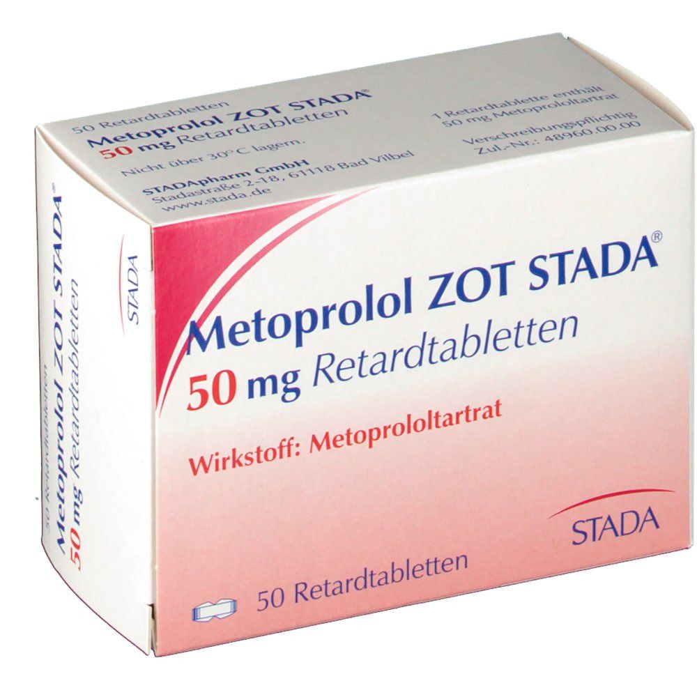 Metoprolol STADA® Zot 50 mg Retardtabletten
