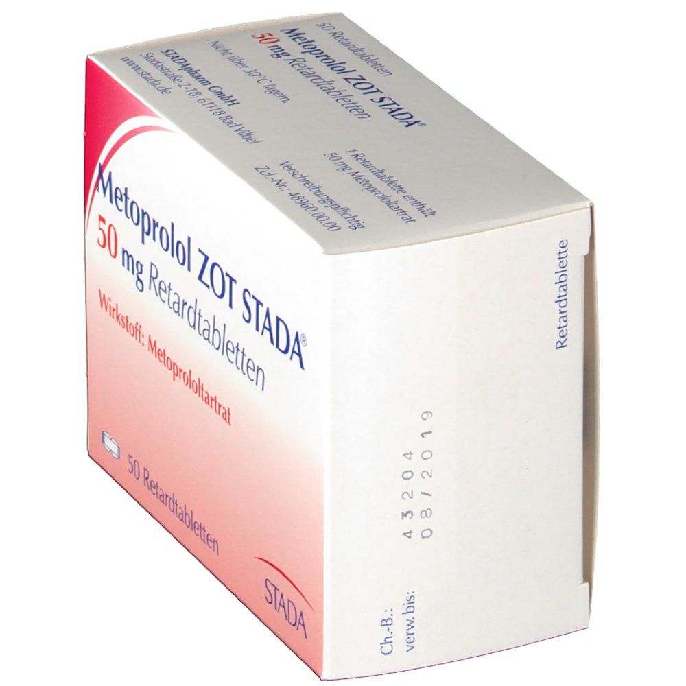 Metoprolol STADA® Zot 50 mg Retardtabletten