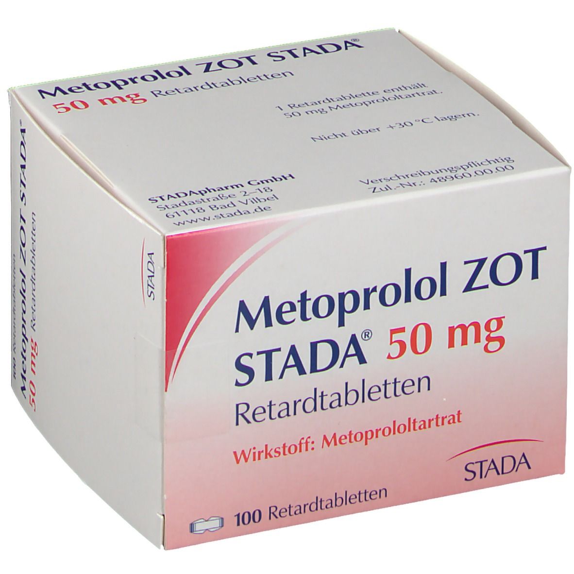 Metoprolol STADA® ZOT 50 mg retard