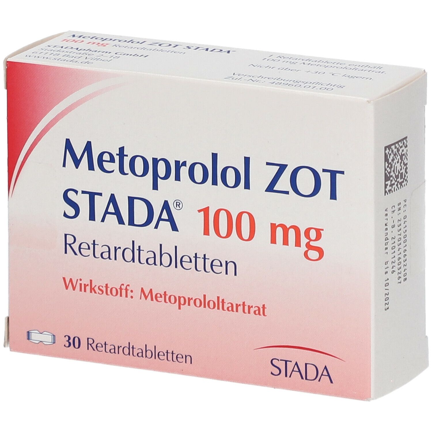 Metoprolol STADA® ZOT 100 mg retard