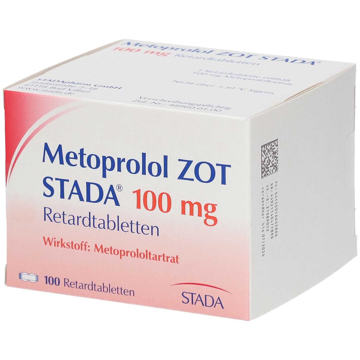 Metoprolol STADA® ZOT 100 mg retard