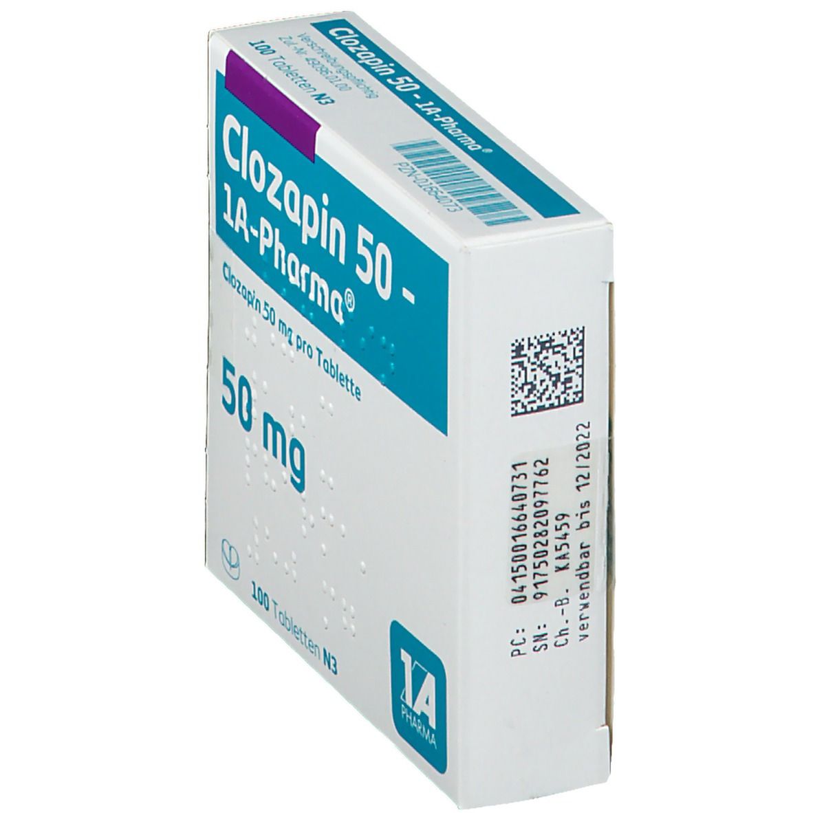 Clozapin 100-1A Pharma Tabletten 50 St