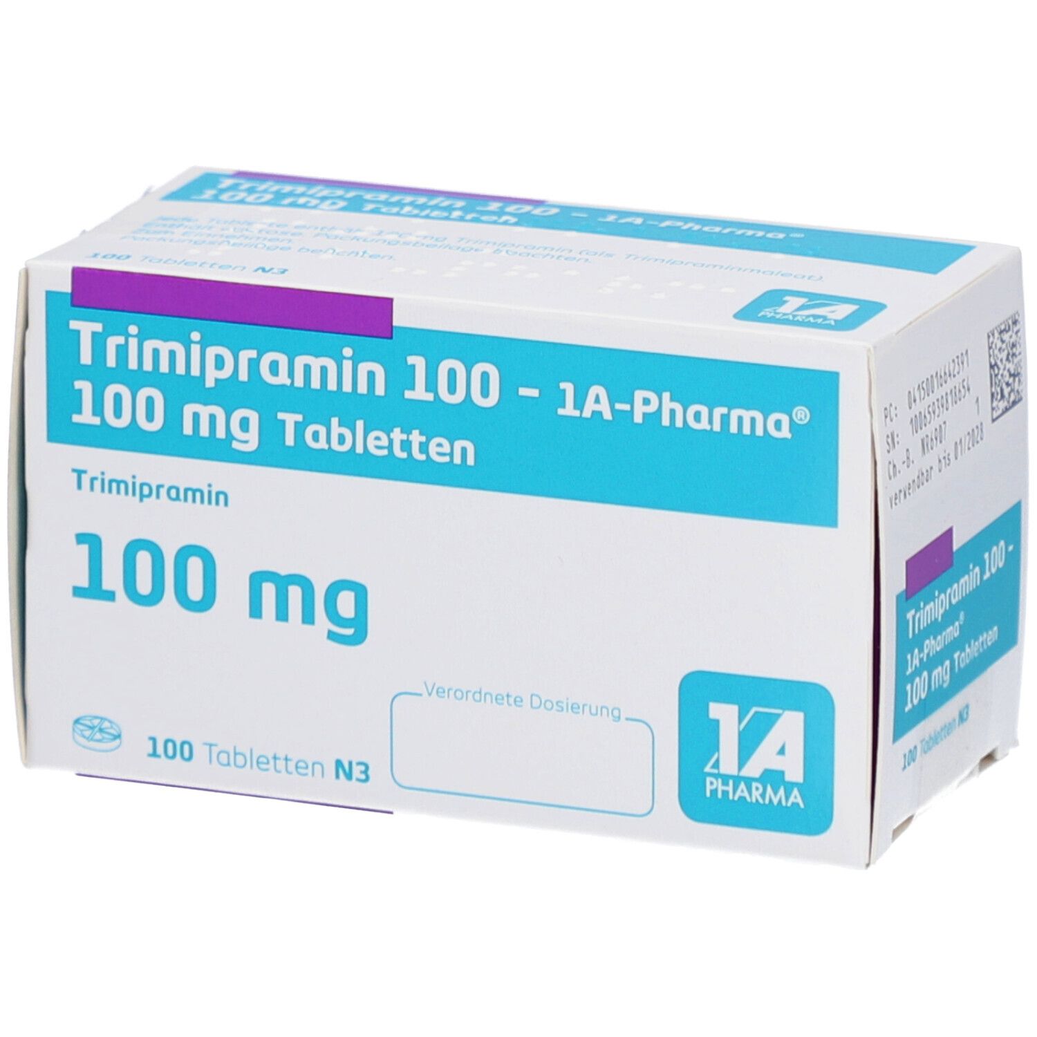 Trimipramin 100 1A Pharma® 100 St mit dem ERezept kaufen Shop Apotheke