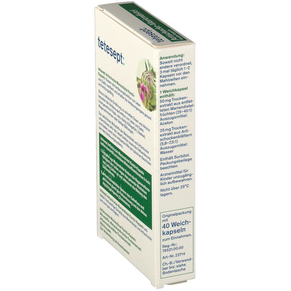 tetesept® Artischocke Mariendistel
