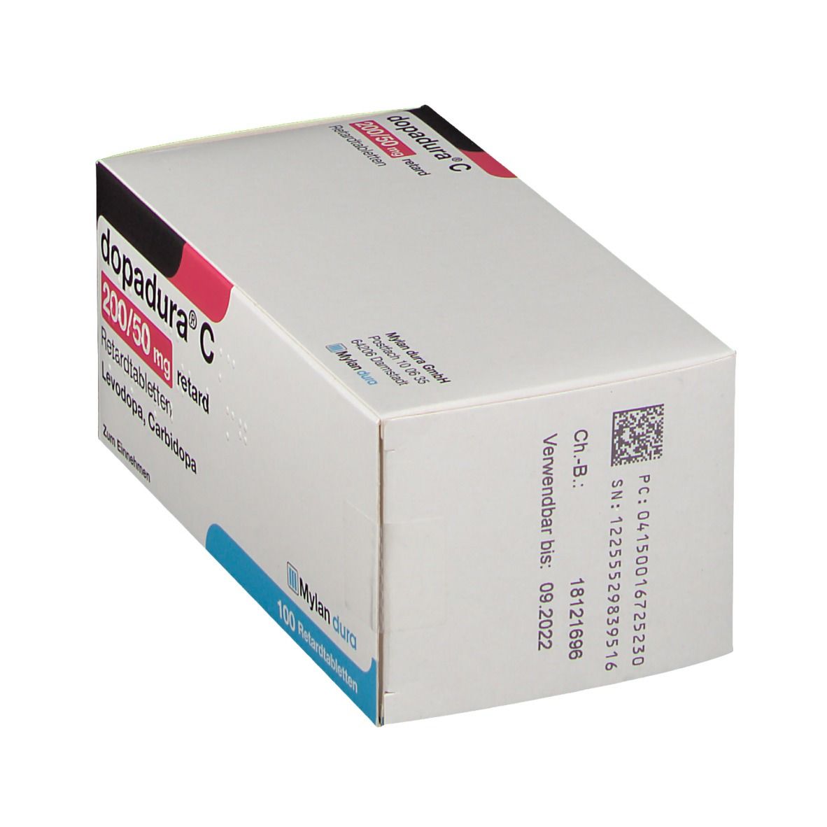 Dopadura C 200/50 mg retard Tabl. 100 St Retard-Tabletten